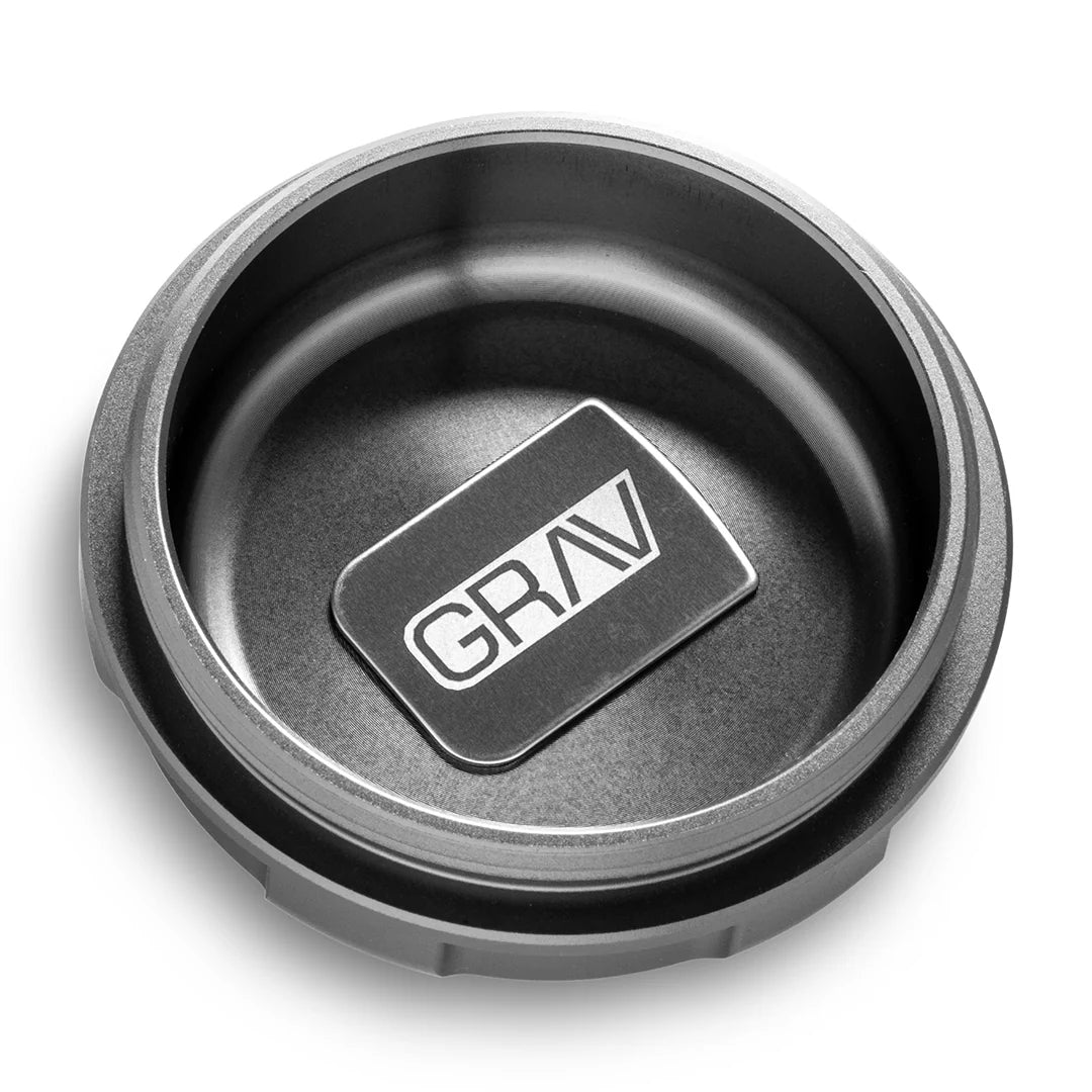 GRAV Grinder 3pc 1.25" CNC Aluminum - Gun Metal - TPCSUPPLYCO