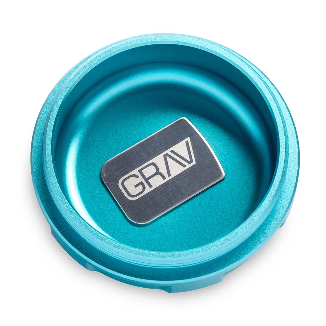 GRAV Grinder 3pc 1.25" CNC Aluminum - Maui Blue - TPCSUPPLYCO