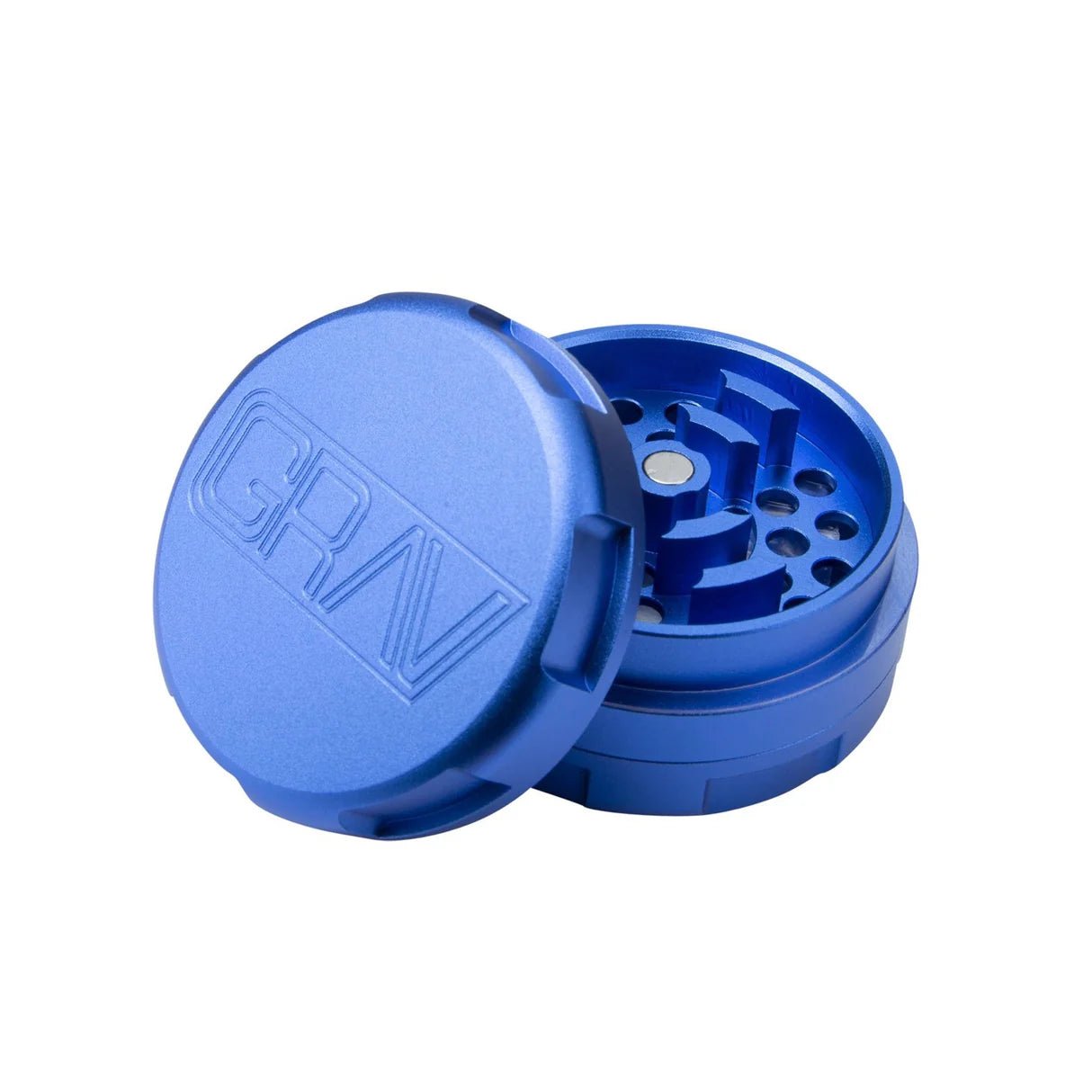 GRAV Grinder 3pc 1.25" CNC Aluminum - Midnight Blue - TPCSUPPLYCO