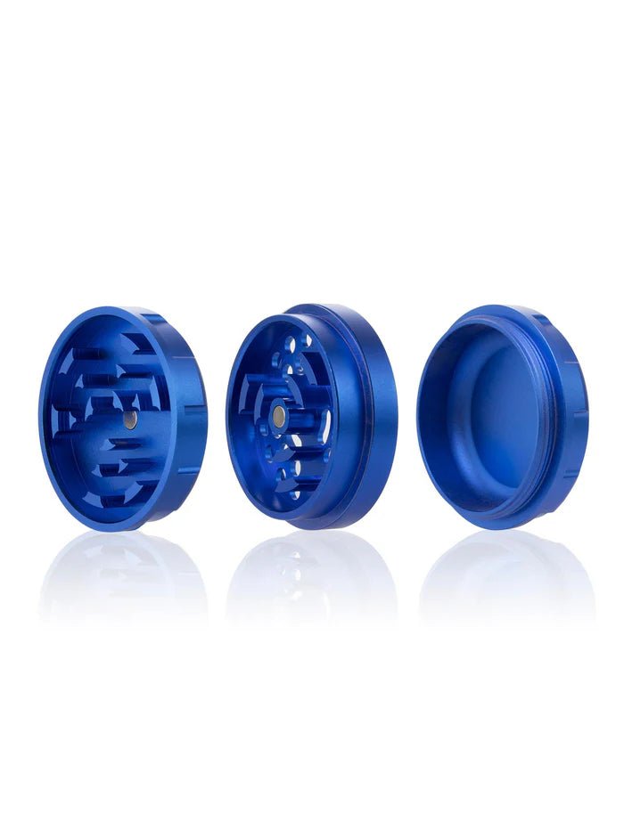 GRAV Grinder 3pc 1.25" CNC Aluminum - Midnight Blue - TPCSUPPLYCO