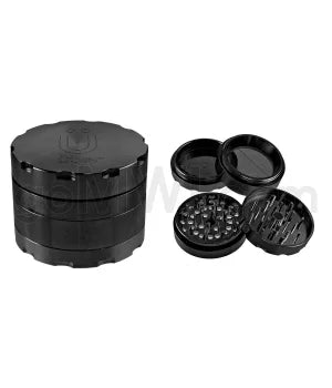 Uber Grinder 4 pc CNC 76mm 3" Black 10PC/BX