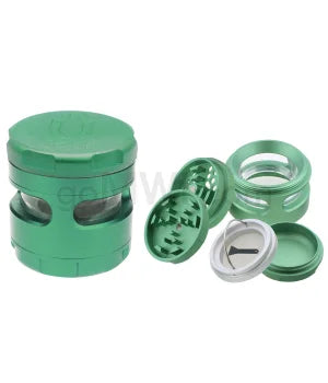 Uber 4.0 Grinder 4pc 2.5" 63mm CNC w/ Window - Green