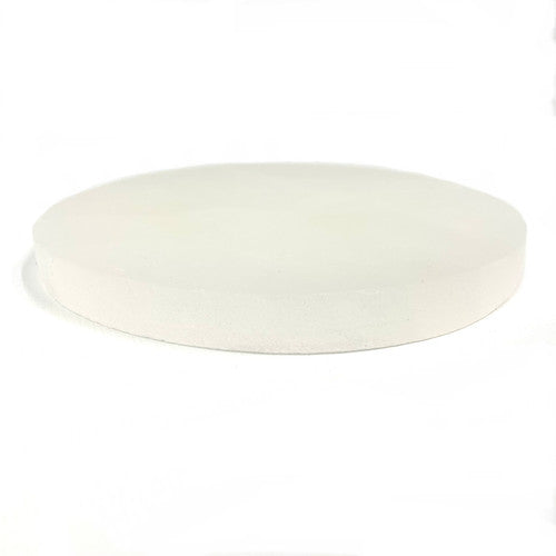 Selenite Circular Energy Charging Plate 6" +- Hand Made Morocco