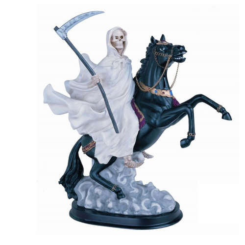 Santa Muerte (horse) white 12"H