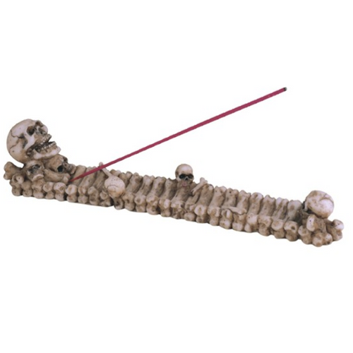 Skull Incense Burner, 10"W GS44001