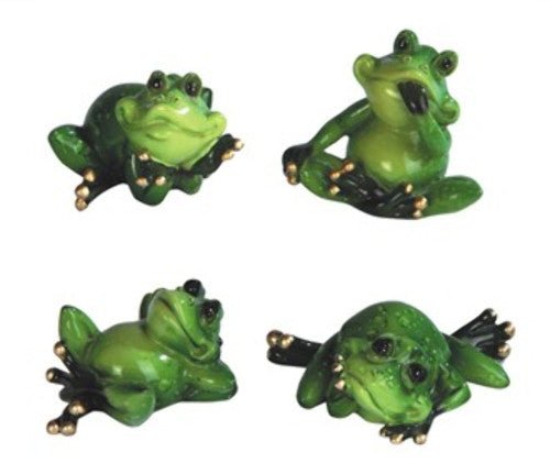 GS61167 Frog GN Yoga, 2" W 4pcs/set - TPCSUPPLYCO