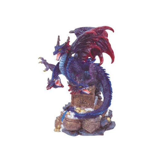 Dragon Figurine Pink & Purple, 4"H GS71181