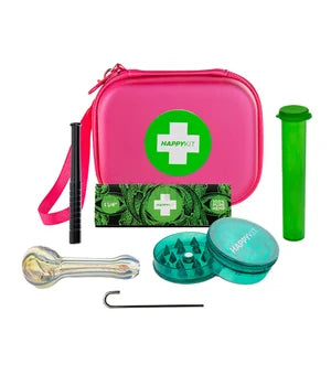Happy Kit Smell Proof Storage & Smoke Accessories - Pink