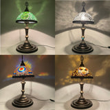 Large Tiffany Style Turkish Mosaic Lamp 24" x 11.75" 1 Count Assorted Colors