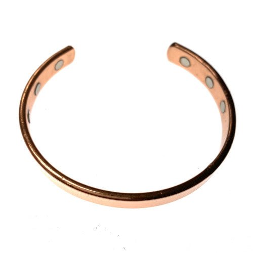 Heavy Simple Handmade Copper Bracelet with Magnetic Field 5607 - TPCSUPPLYCO