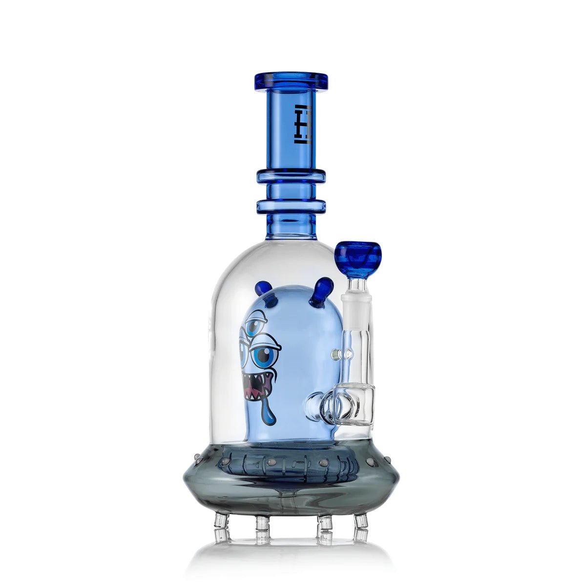 Hemper 11" 5mm GOG w/ Alien Perc - Space Monster Blue - TPCSUPPLYCO