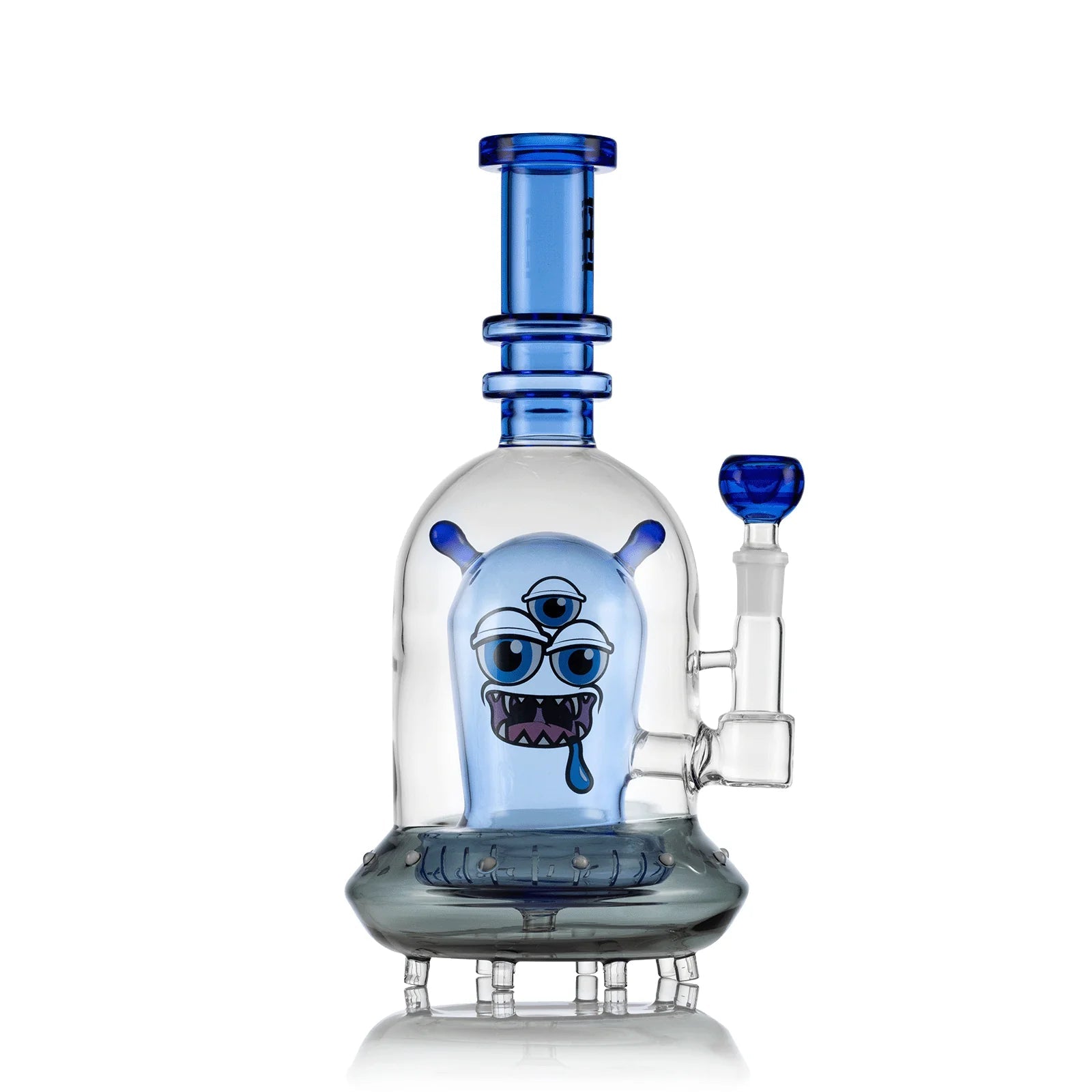 Hemper 11" 5mm GOG w/ Alien Perc - Space Monster Blue - TPCSUPPLYCO