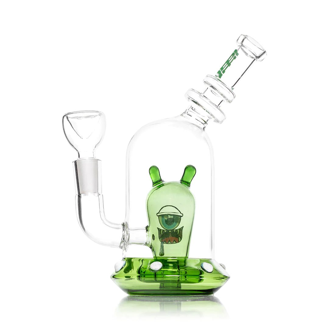 Hemper 11" 5mm GOG w/ Alien Perc - Space Monster Green - TPCSUPPLYCO