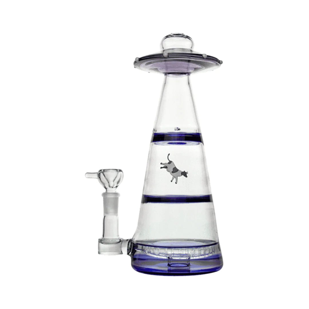 Hemper 11" 5mm GOG w/ Showerhead Perc - UFO Vortex XL Blue - TPCSUPPLYCO