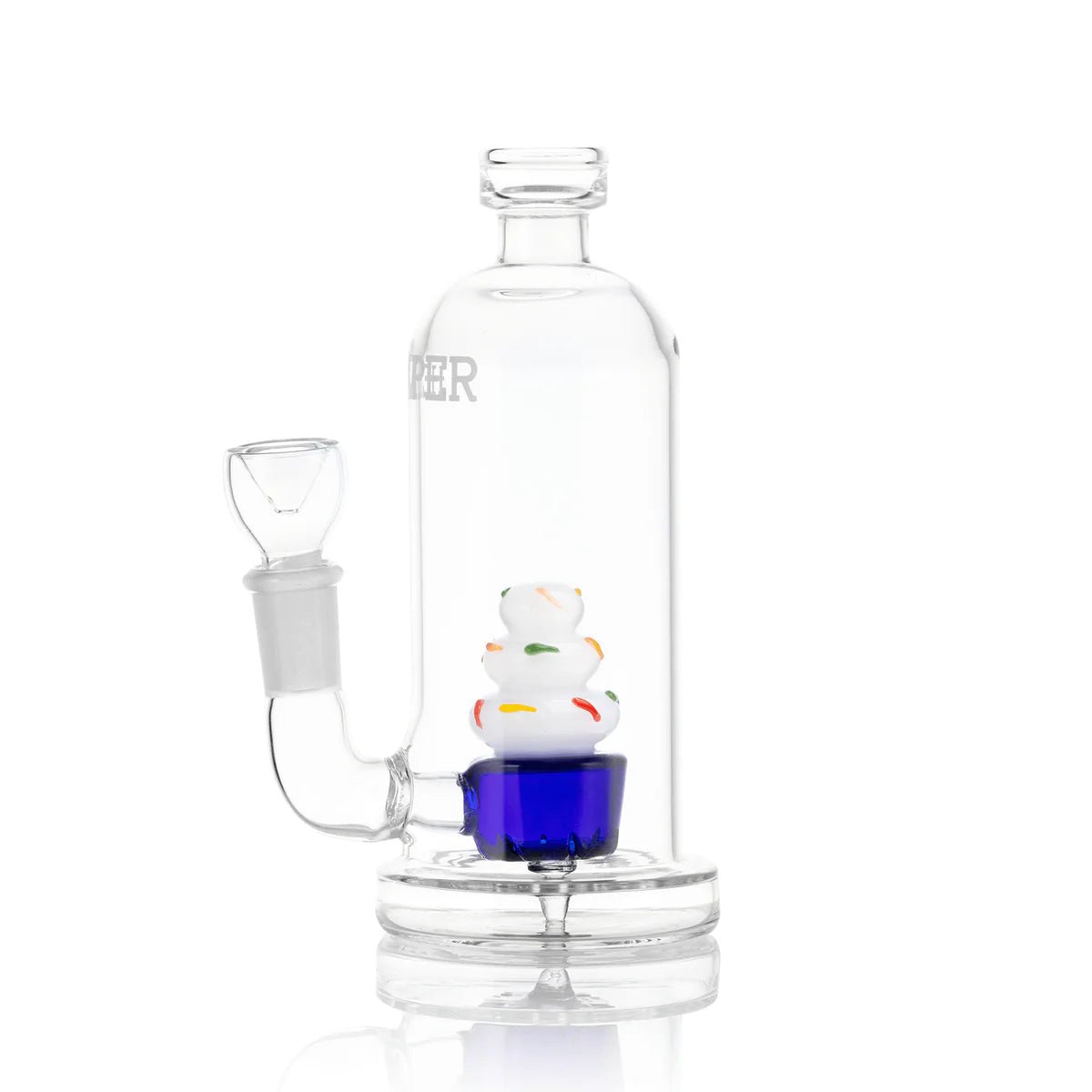 Hemper 6" 3mm GOG w/ Cupcake Perc - Cupcake - TPCSUPPLYCO