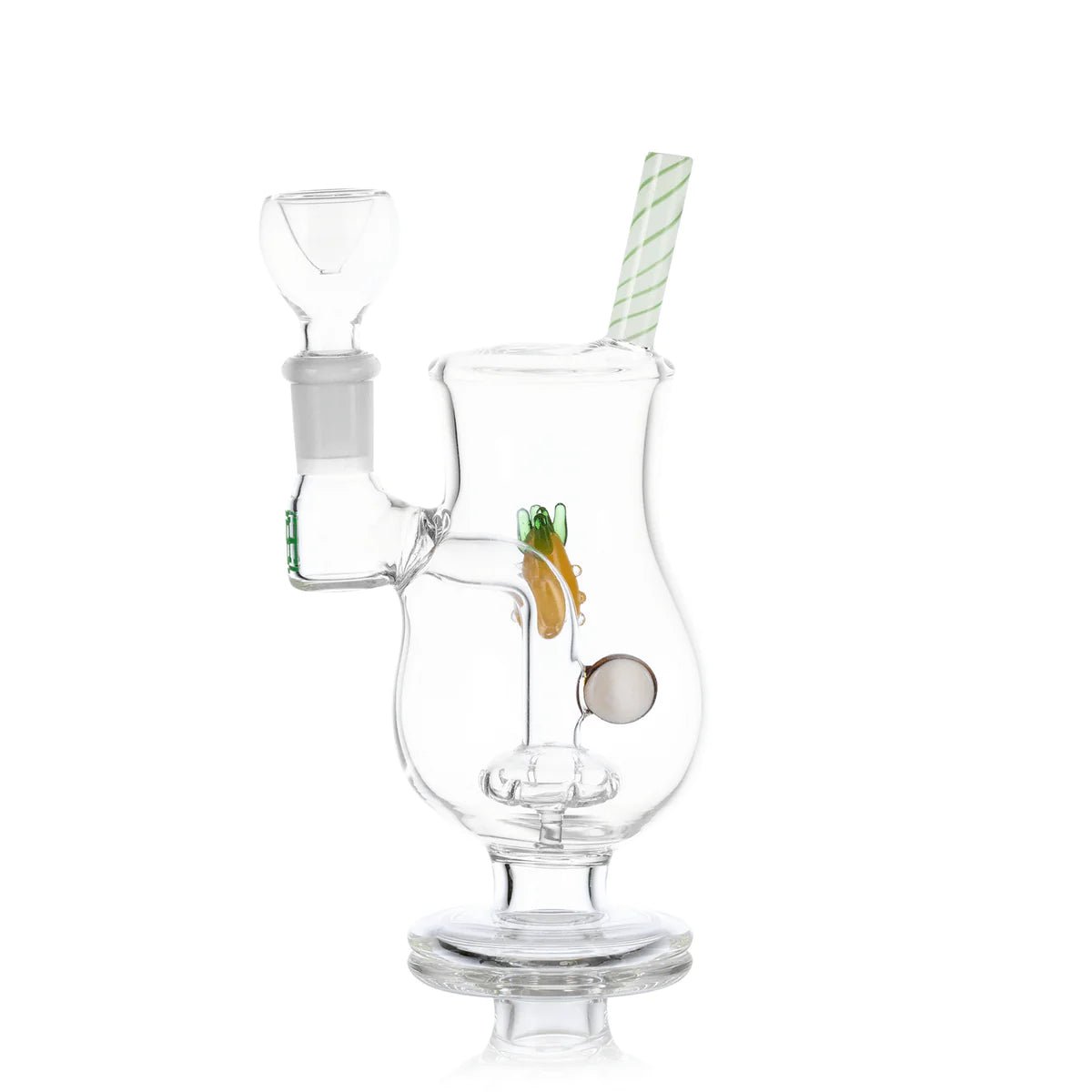 Hemper 6" 5mm GOG w/ Showerhead Perc - Pina Colada - TPCSUPPLYCO