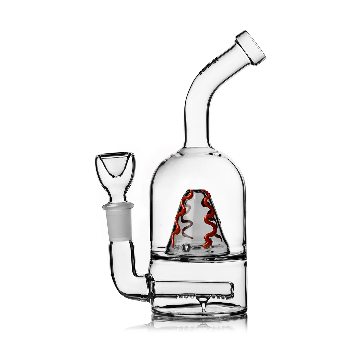 Hemper 7" 3mm GOG w/ Inline Perc - Volcano - TPCSUPPLYCO