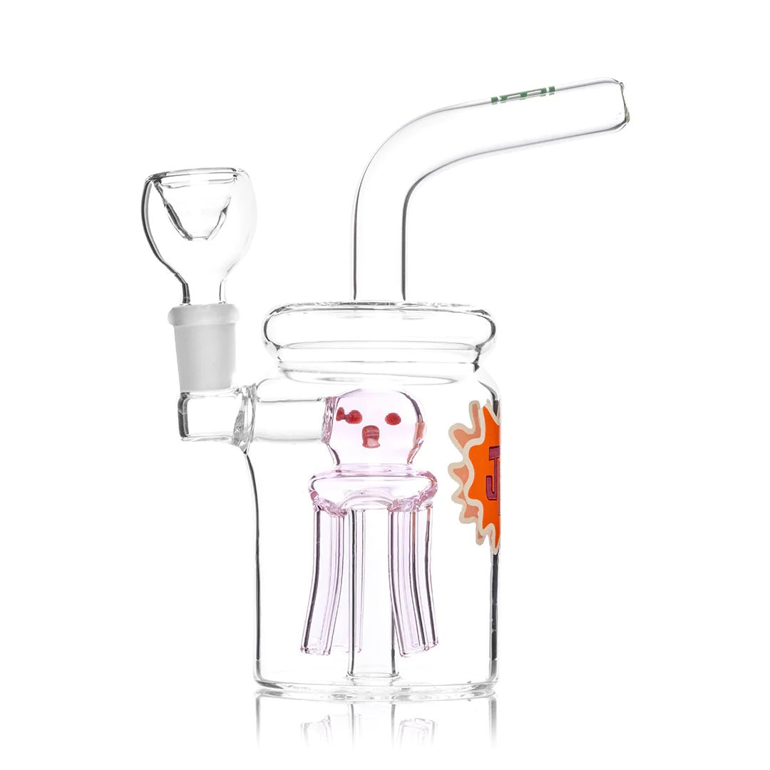 Hemper 7" 3mm GOG w/ Tree Perc - Jellyfish Jar Pink - TPCSUPPLYCO