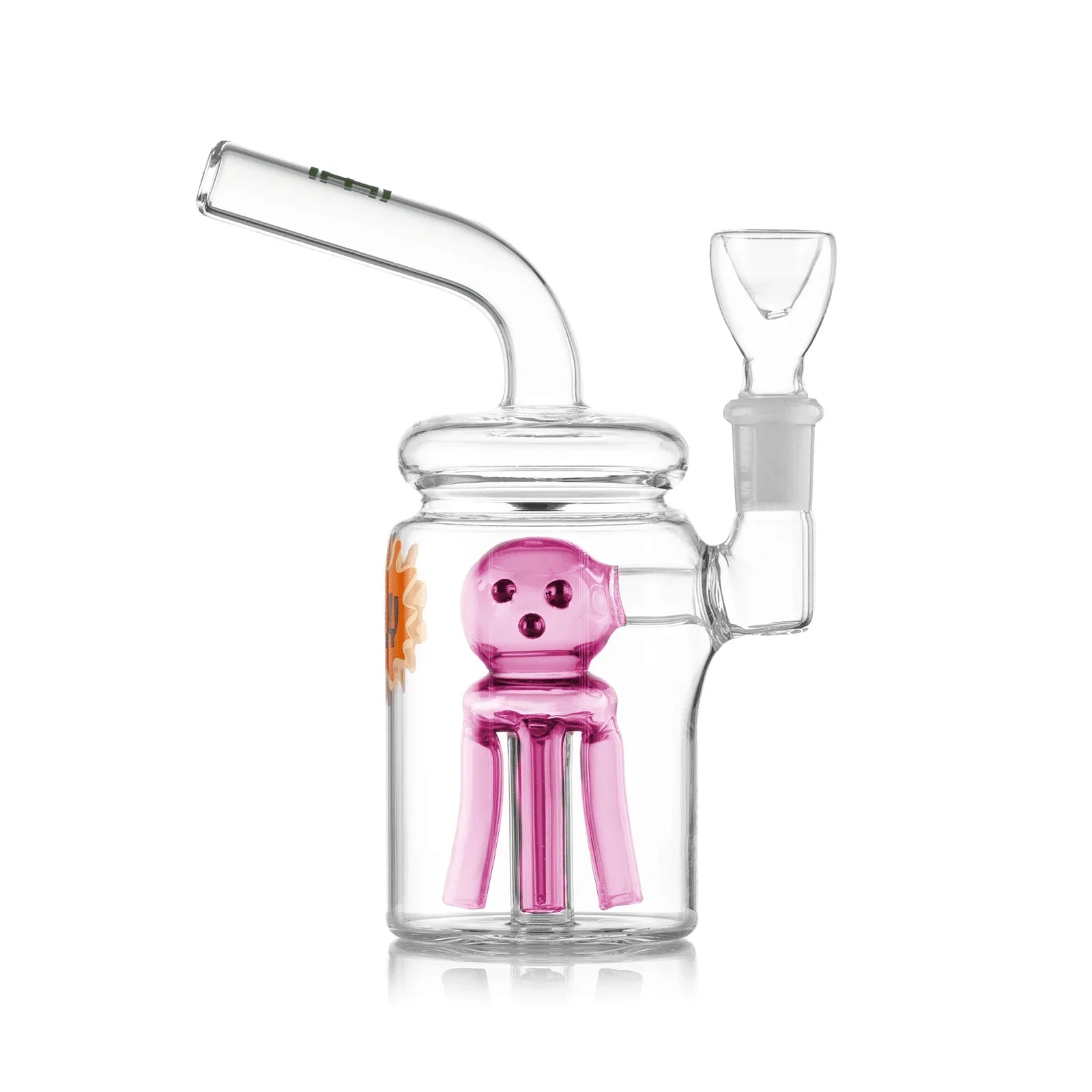 Hemper 7" 3mm GOG w/ Tree Perc - Jellyfish Jar Pink - TPCSUPPLYCO