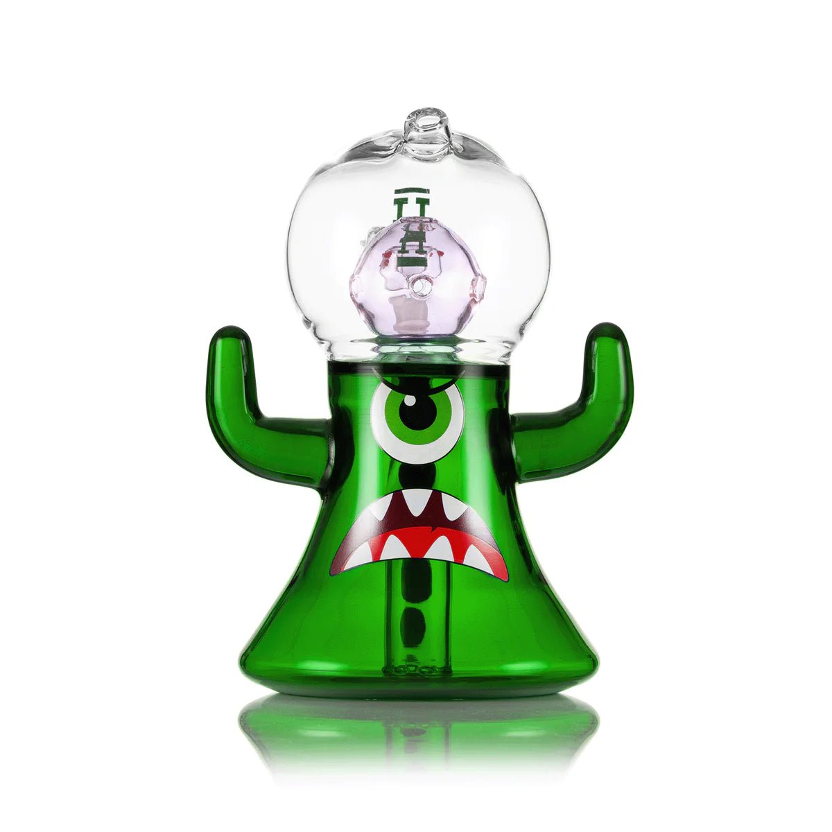 Hemper 8" 5mm GOG w/ Dome Perc - Dankzilla Green - TPCSUPPLYCO