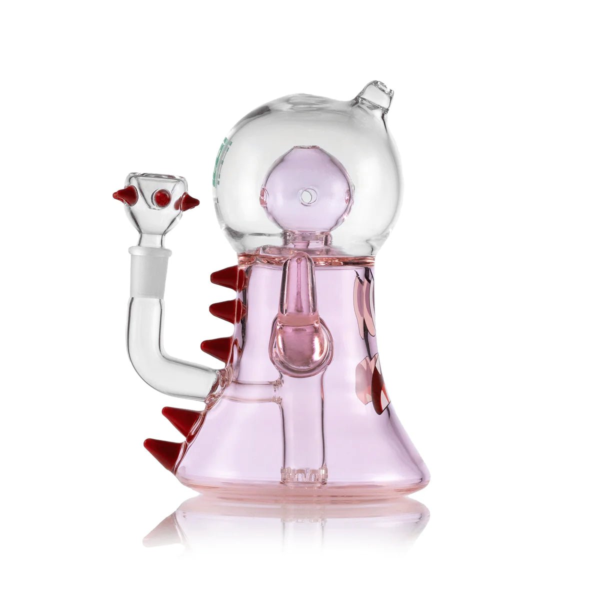 Hemper 8" 5mm GOG w/ Dome Perc - Dankzilla Pink - TPCSUPPLYCO