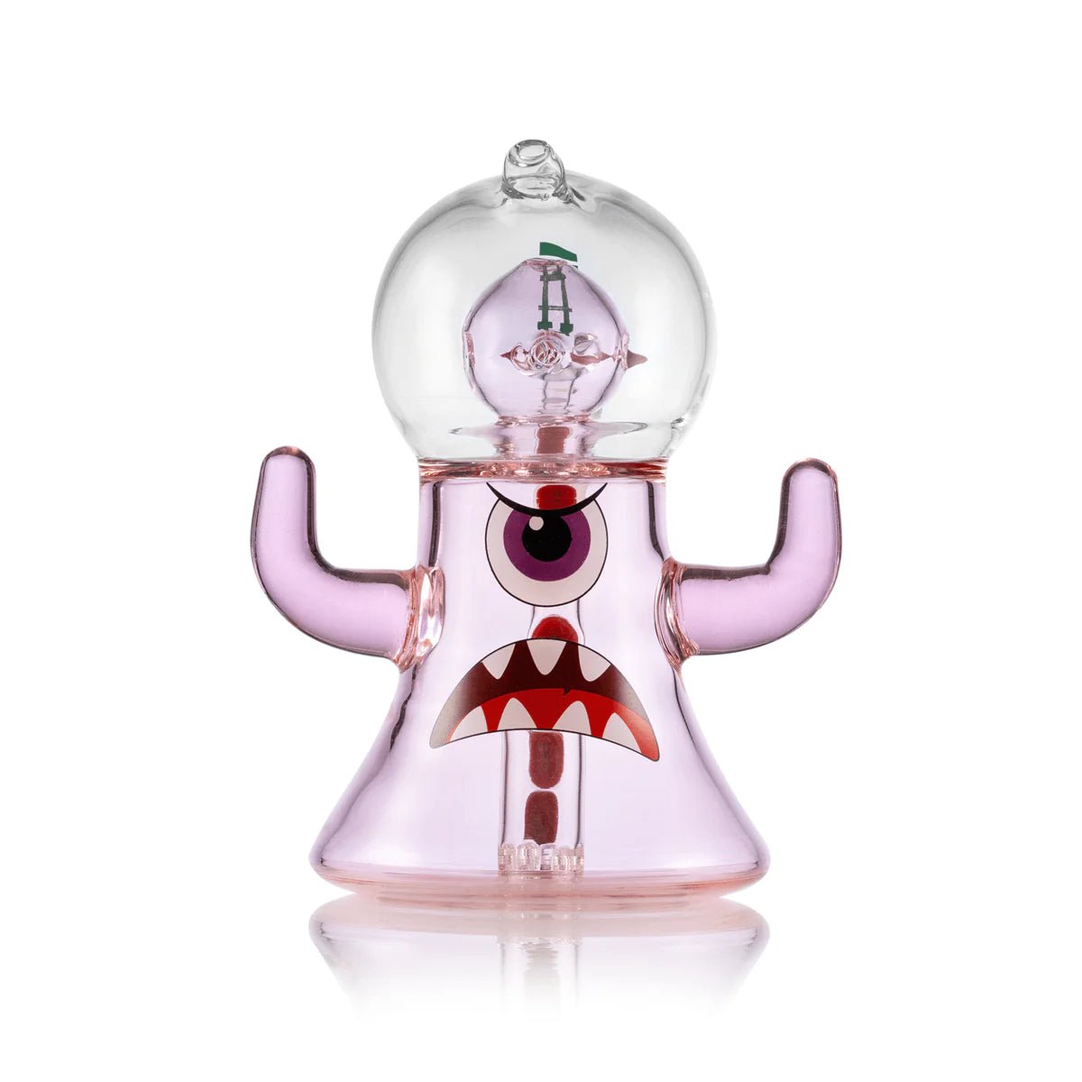 Hemper 8" 5mm GOG w/ Dome Perc - Dankzilla Pink - TPCSUPPLYCO