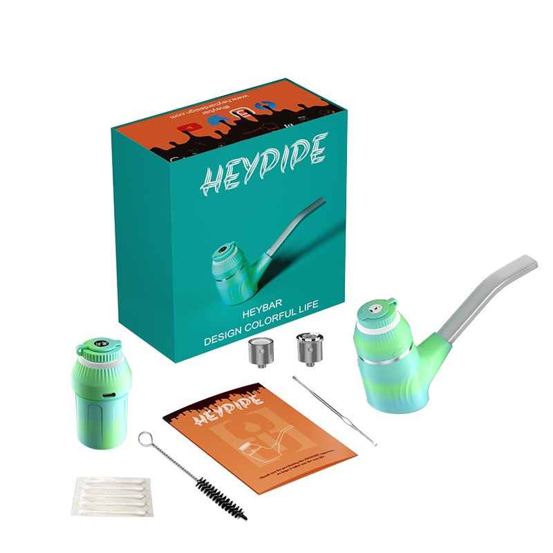 Heybar Heypipe Sherlock Wax Vape - Teal - TPCSUPPLYCO