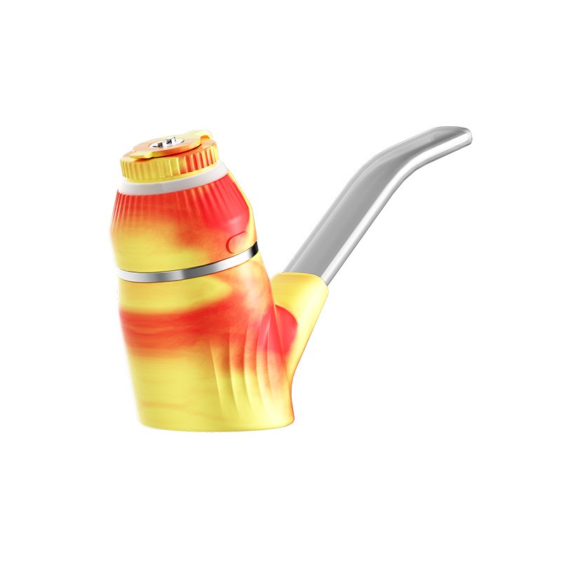 Heybar Heypipe Sherlock Wax Vape - Yellow & Red - TPCSUPPLYCO