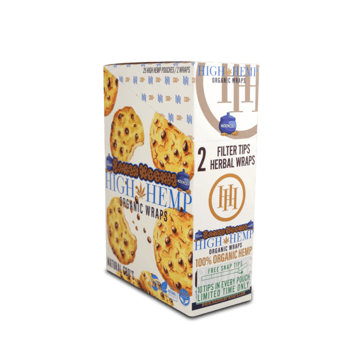 High Hemp Organic Wraps - Baked Kookies 2pk - TPCSUPPLYCO