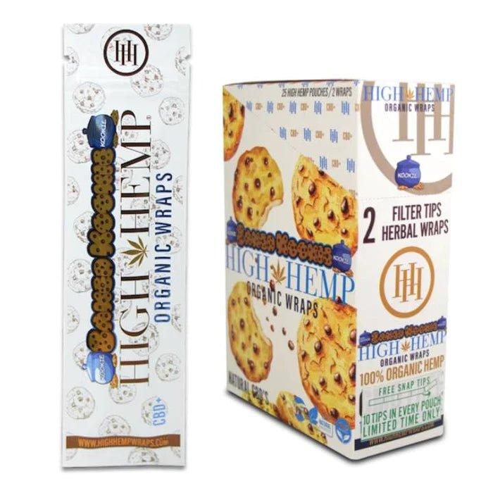 High Hemp Organic Wraps - Baked Kookies 2pk - TPCSUPPLYCO