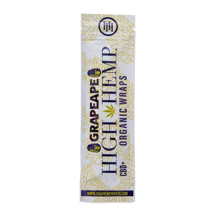 High Hemp Organic Wraps - Grapeape 2pk - TPCSUPPLYCO