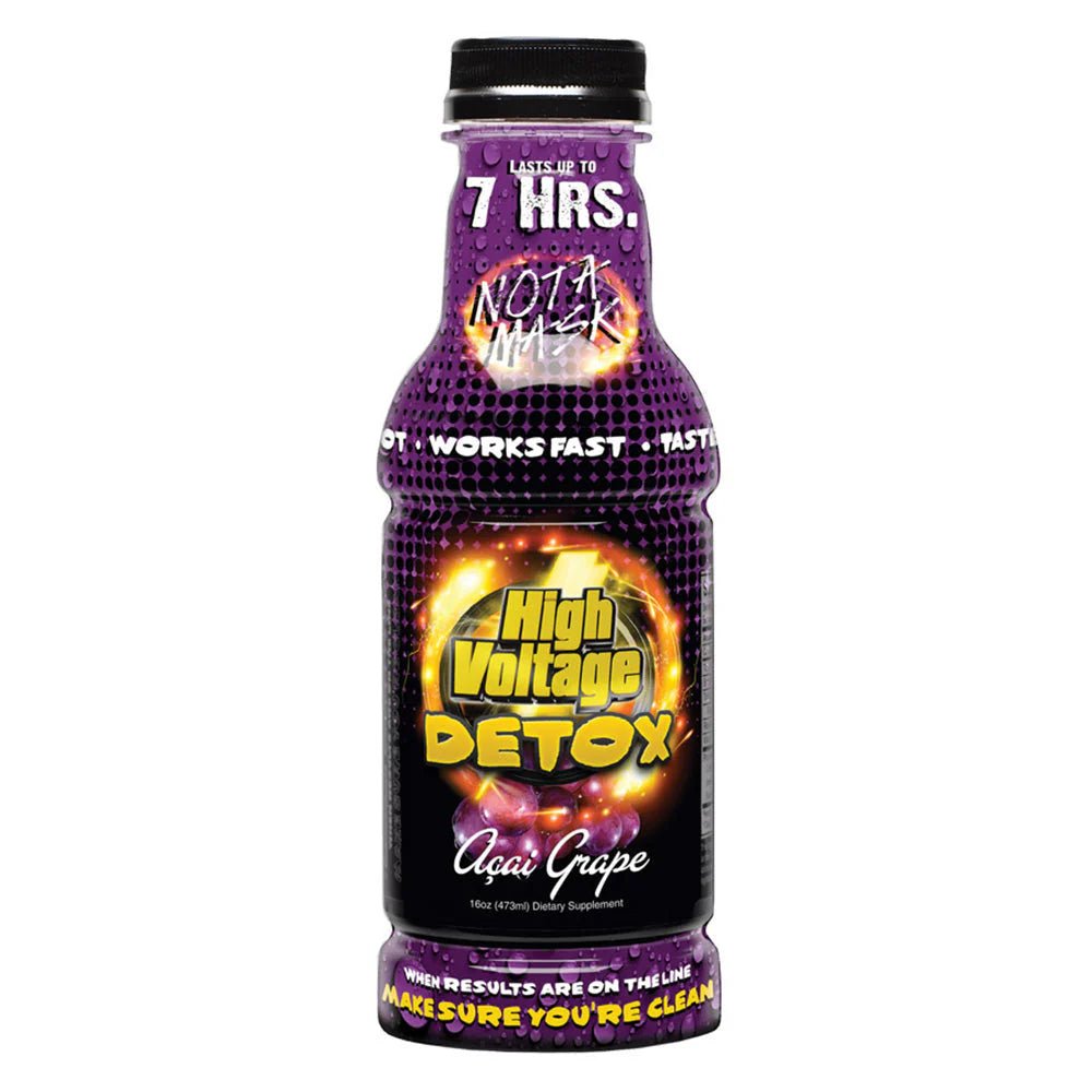 High Voltage 7 - Hour Detox Drink 16oz - Acai Grape - TPCSUPPLYCO