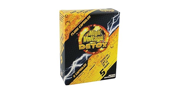 High Voltage Fast Flush Detox Capsules 6CT - TPCSUPPLYCO