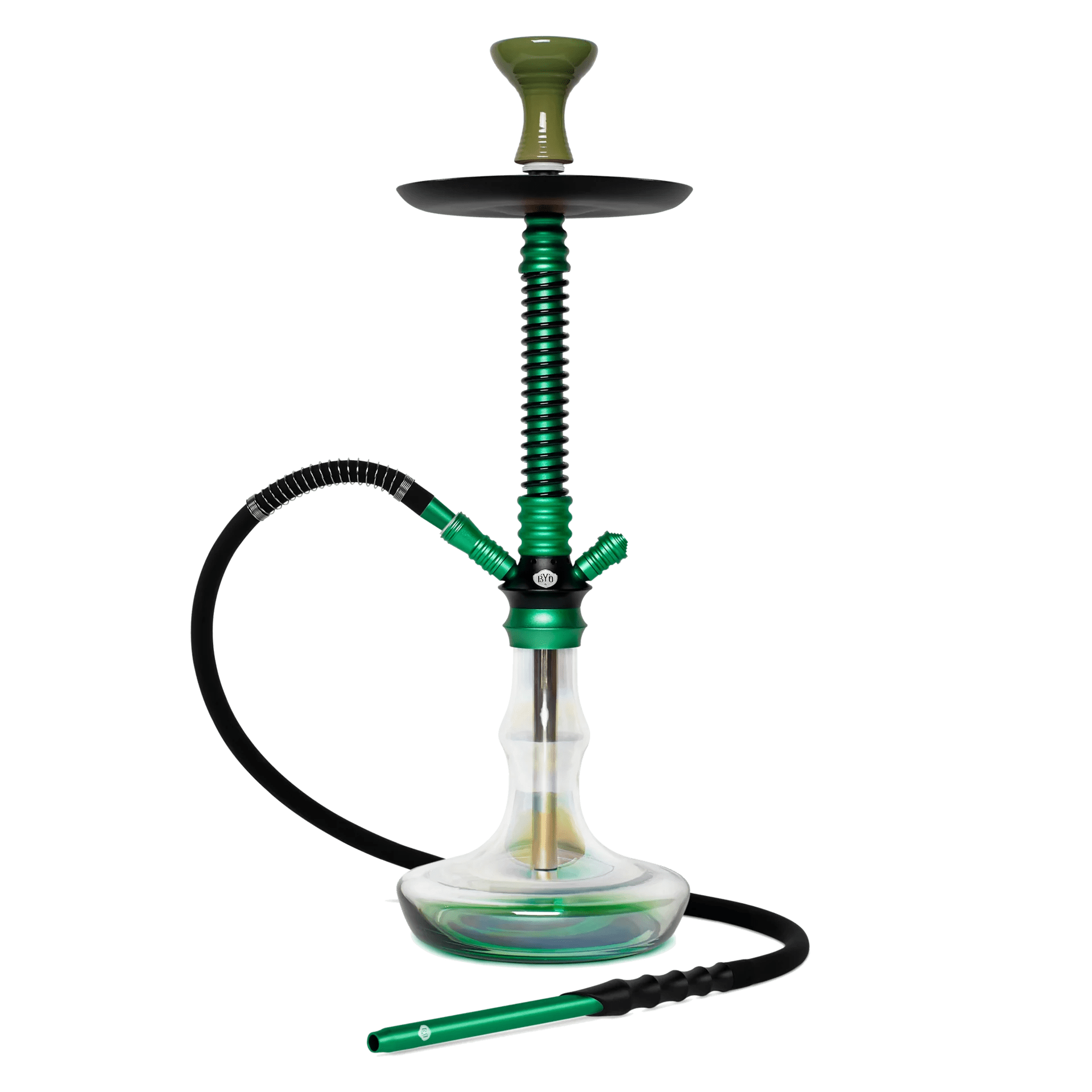 Hookah 1 - HS 25" BYO Vantage - Green - TPCSUPPLYCO