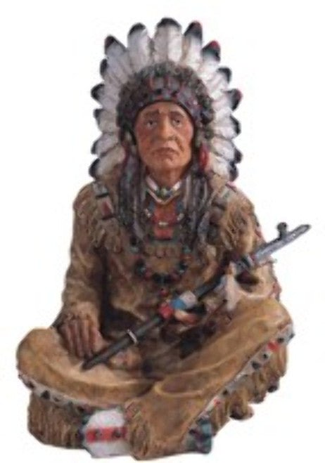 Indian Sitting 14"H GS11658 - TPCSUPPLYCO