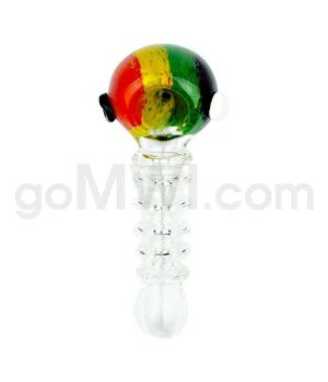 I/O 4" Rasta Frit Spoon w/Maria Rings - TPCSUPPLYCO