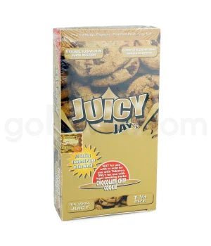 Juicy Jay's 1 1/4'' Rolling Paper - Chocolate Chip C 32/pk 24ct - TPCSUPPLYCO