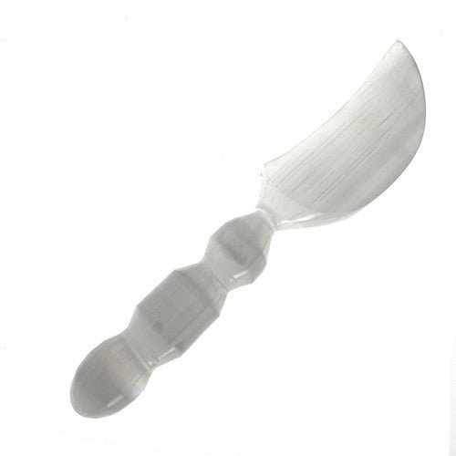 Karma Cutting Selenite Knife Athame 10" - TPCSUPPLYCO