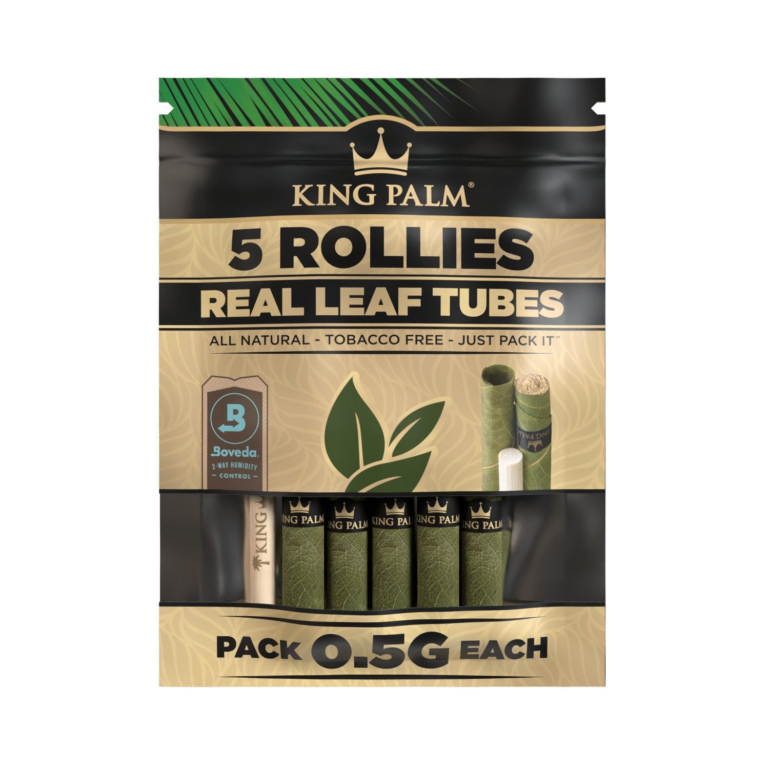 King Palm ROLLIE 0.5g Pre - Rolled Wraps Original - TPCSUPPLYCO