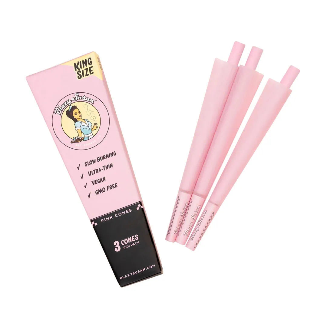 Blazy Susan King Size Pre-Rolled Cones 3PK 21CT/BX