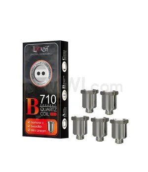 Lookah B 710 Dual Hole Quartz Wax Dish Coils - TPCSUPPLYCO