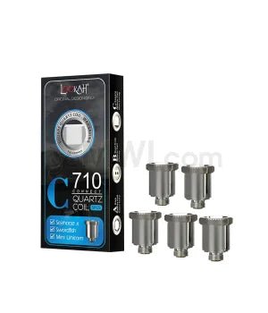 Lookah C 710 Connect Square Quartz Wax Dish Coils - TPCSUPPLYCO