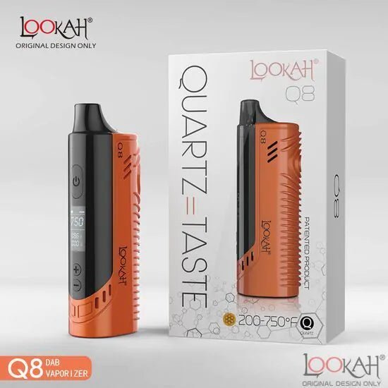 Lookah Q8 3000mAh Wax Vape w/ Coilless Quartz Dish - TPCSUPPLYCO