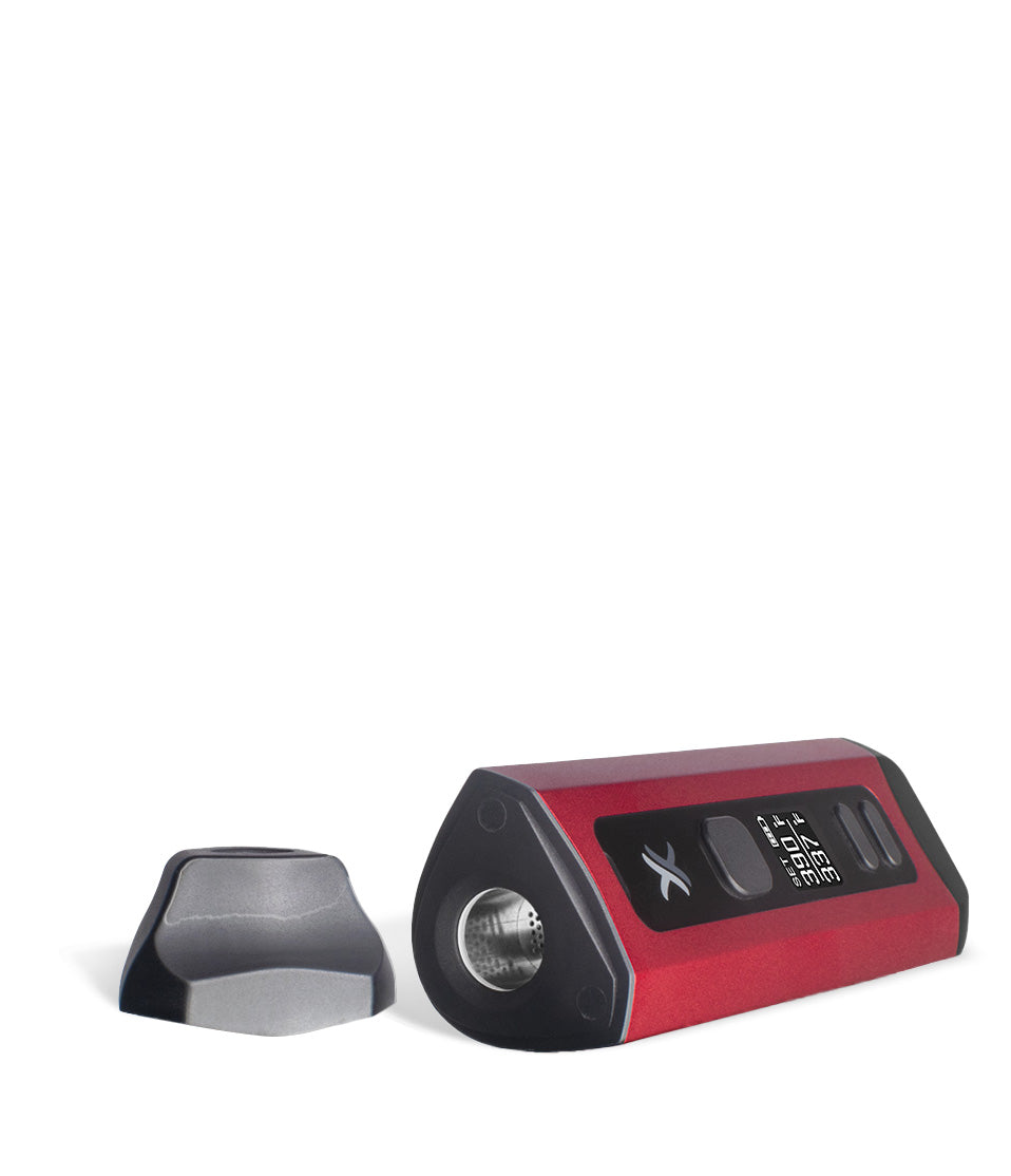 Red Exxus Mini Plus Vaporizer Top View