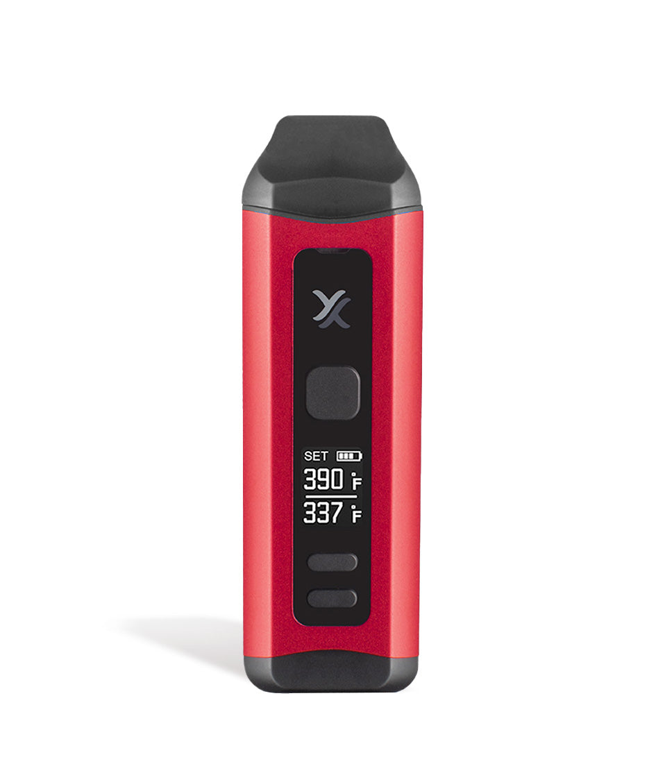 Red Exxus Mini Plus Vaporizer Front View