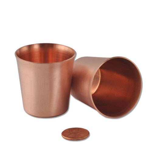 Small Solid Copper Moscow Mule Shot Glass