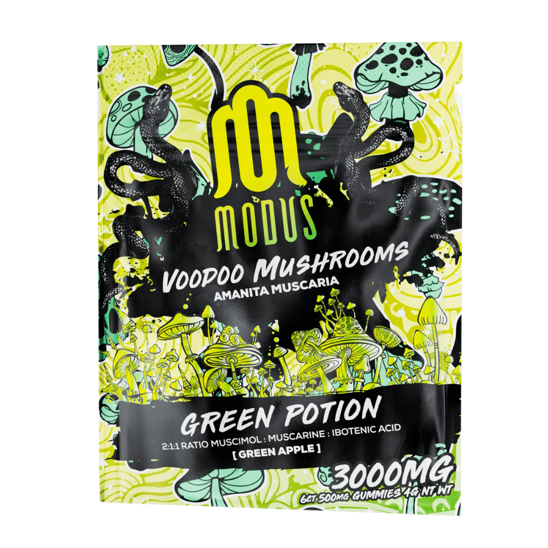Modus Voodoo Mushrooms 3000mg Gummies - Green Potion