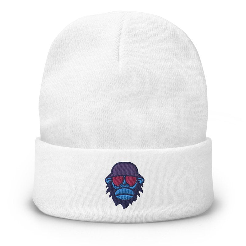 Monkey Knit Beanie | Otto Cap 82 - 480 (White) for men and women - TPCSUPPLYCO