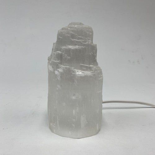 Natural Selenite Lamp 7.75" 20cm with Cord - TPCSUPPLYCO