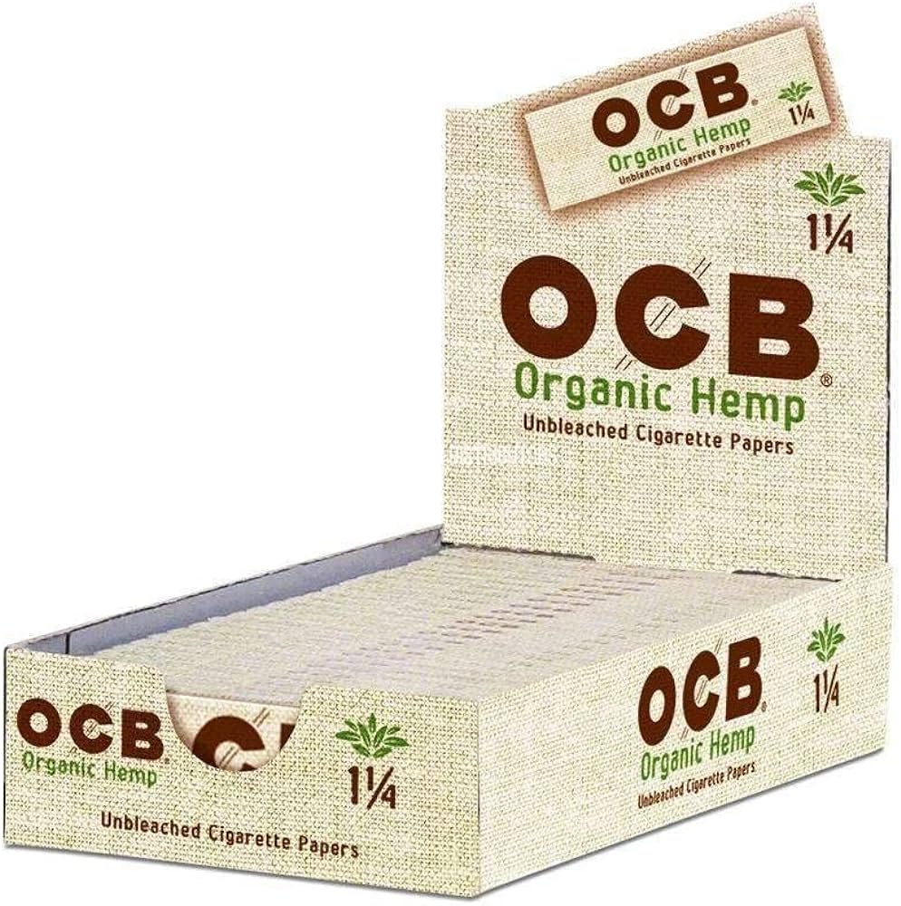 OCB Organic Rolling Papers 1 1/4" - TPCSUPPLYCO